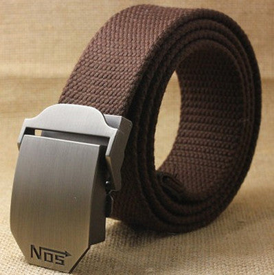 Canvas alloy buckle belts