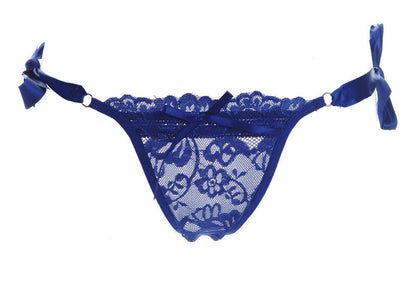 Ladies Knit Lace-up Thong Underwear Thongs