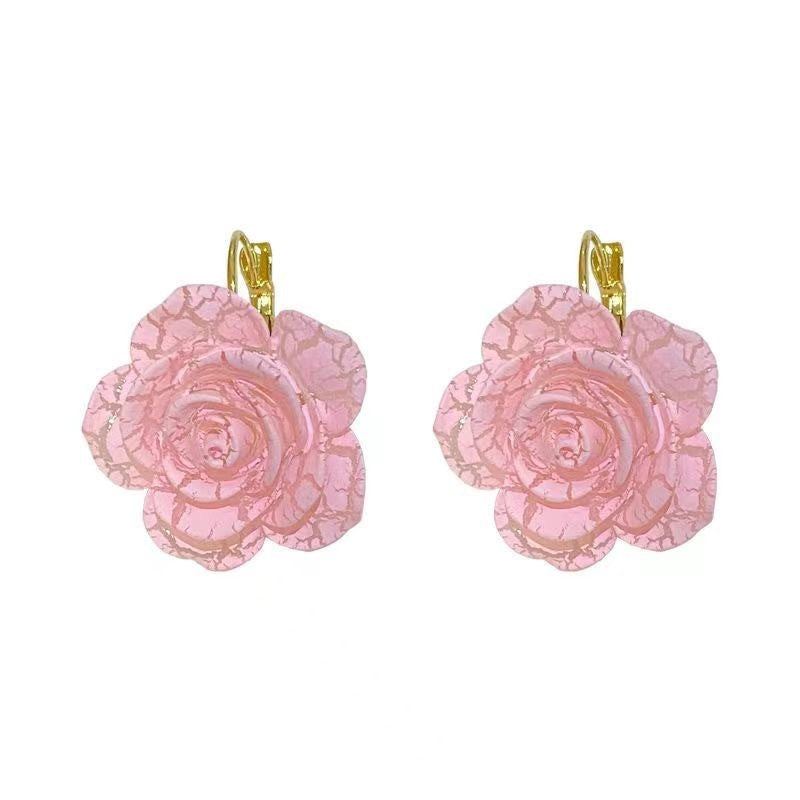 Resin Flower Earrings