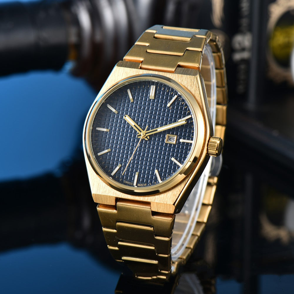 Business Casual Steel Belt Quartz Watches Men