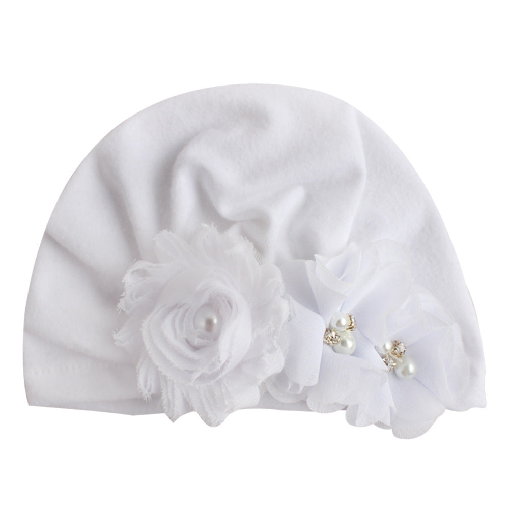 Baby Cotton Sun Flower Plus Four Flower Head Cap