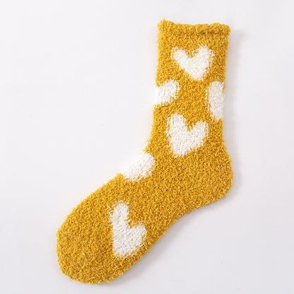 Women's Fashion Love Warm Mid-calf Length Socks