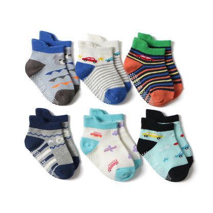 Children's Cotton Non-slip Cartoon Floor Socks