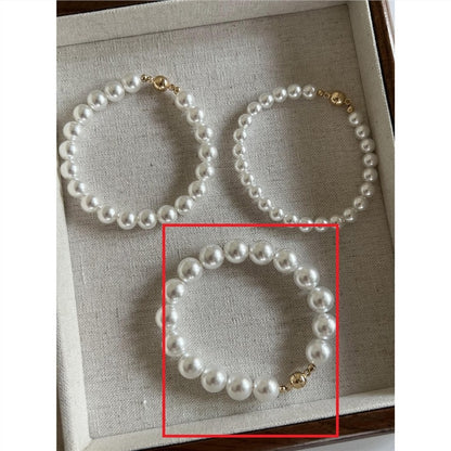 Circle Pearl Bracelets