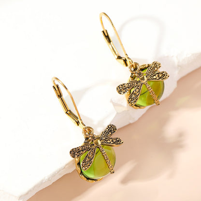 Vintage Dragonfly Earrings