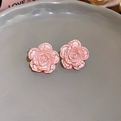 Resin Flower Earrings