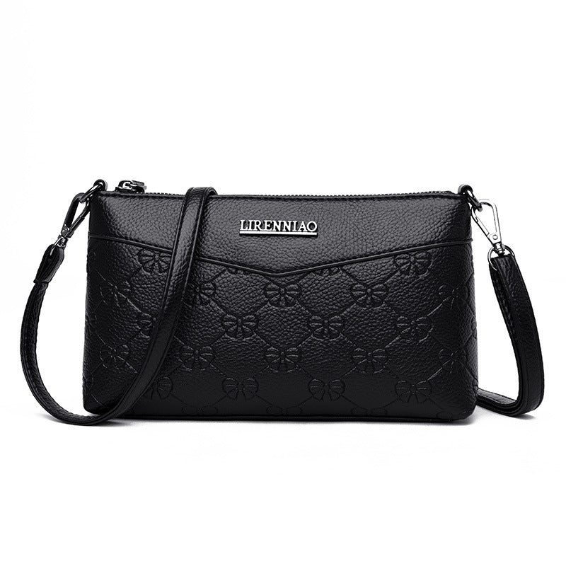 Embossed Pu Texture Shoulder Bags