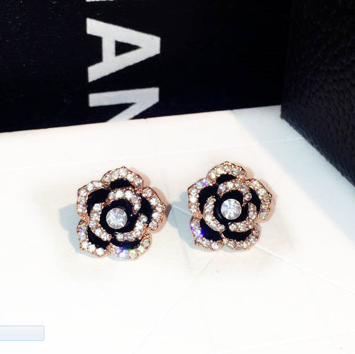 Rose Stud Earrings For Women