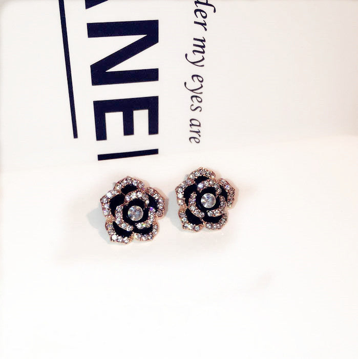 Rose Stud Earrings For Women