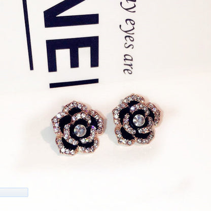 Rose Stud Earrings For Women