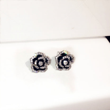 Rose Stud Earrings For Women