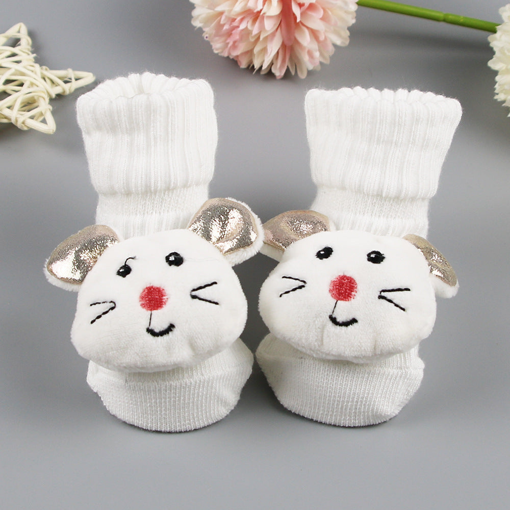 Newborn Baby Socks Cartoon Doll Men And Women