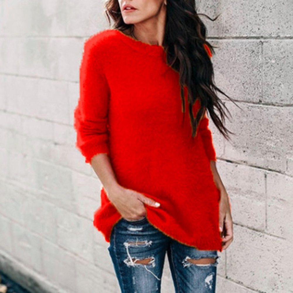 Knitted sweater stitching pullovers