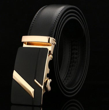 leather two-layer leather business belts