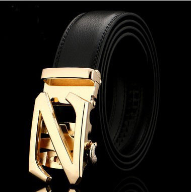 leather two-layer leather business belts