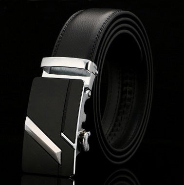 leather two-layer leather business belts