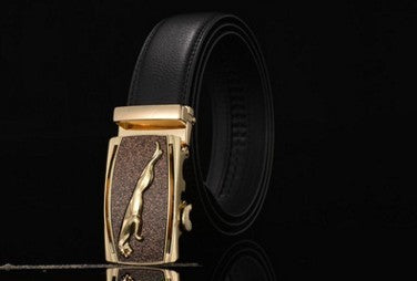 leather two-layer leather business belts