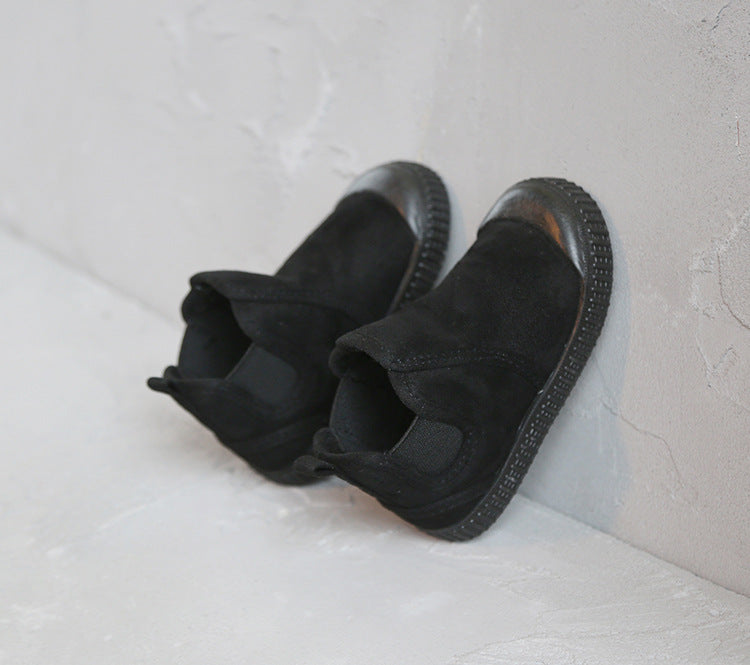 Winter Children Warm High-top Velvet Cotton Shoes