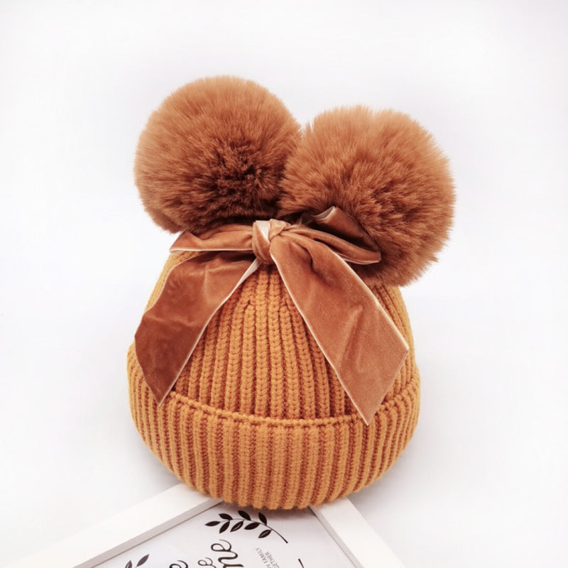 Autumn and winter children's baby hats