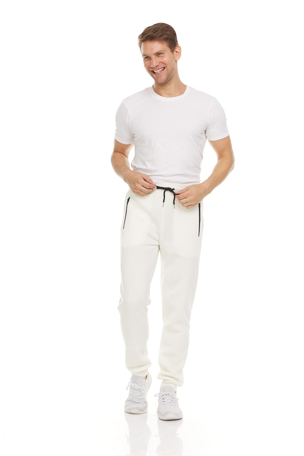 Sports Casual Zipper Ankle-tied Trousers