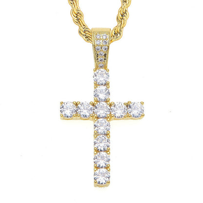 Zircon Plated Pendant Necklaces