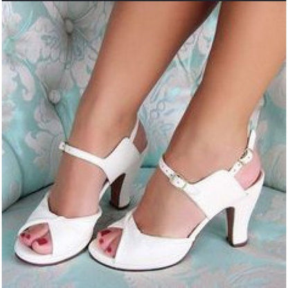 Color Block High Heels