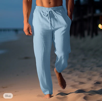 Drawstring Elastic Comfortable Beach Pants