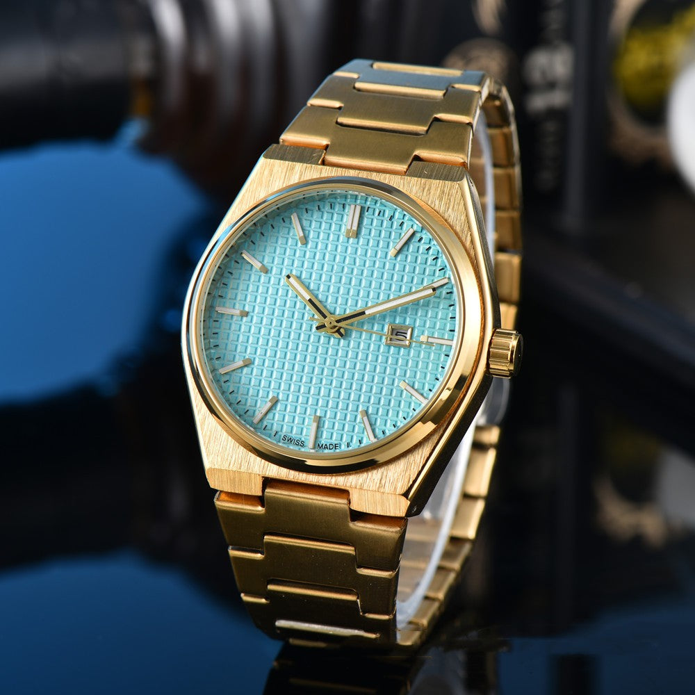 Business Casual Steel Belt Quartz Watches Men