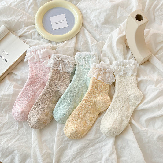 Thickened Warm Floor Socks Women