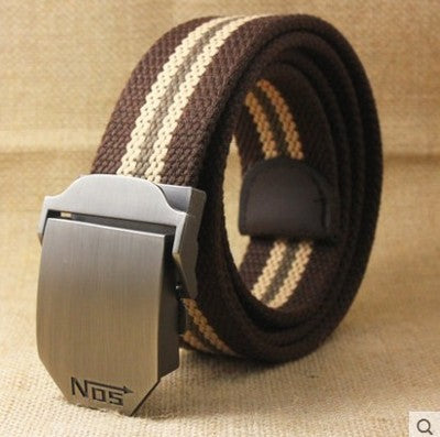 Canvas alloy buckle belts