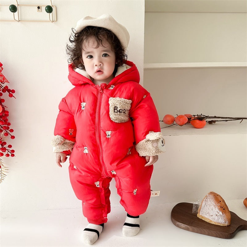 Baby Winter Clothes Velvet Padded Coat