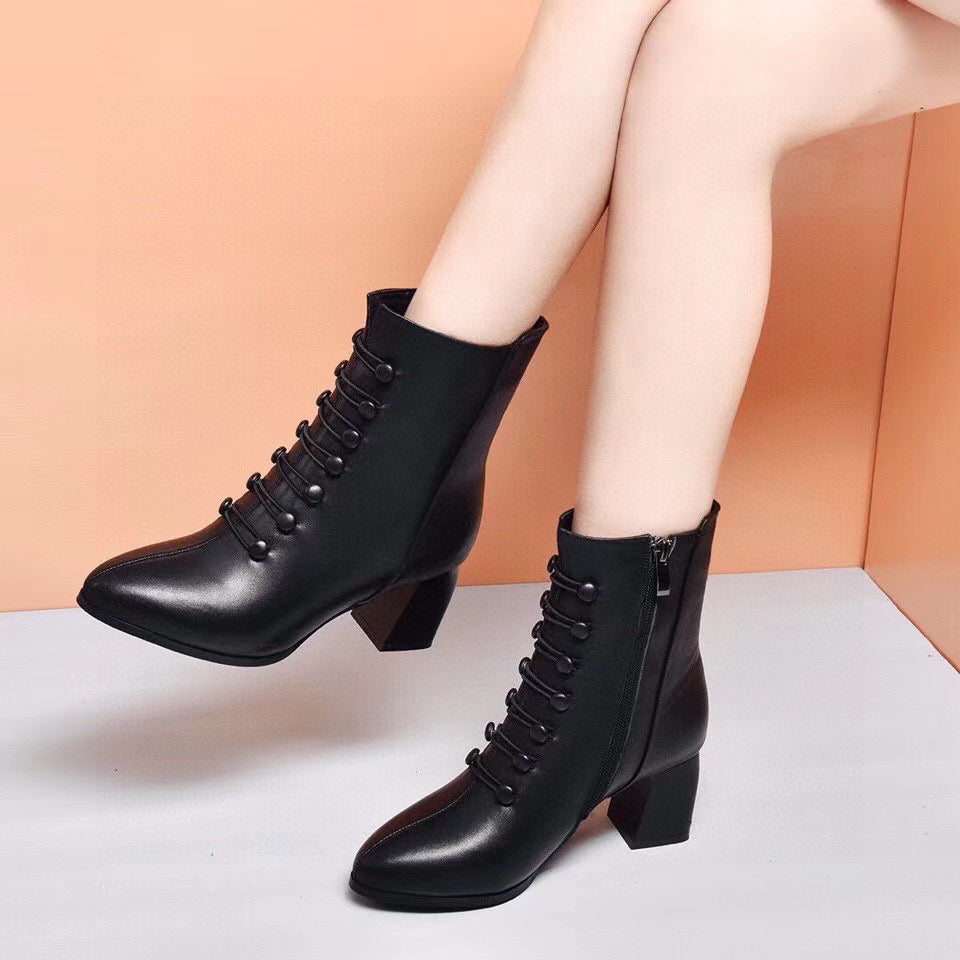 British Style Heel Boots