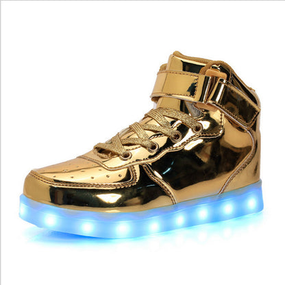 Children's Led Charging Board Shoes Light Shoes Men And Women