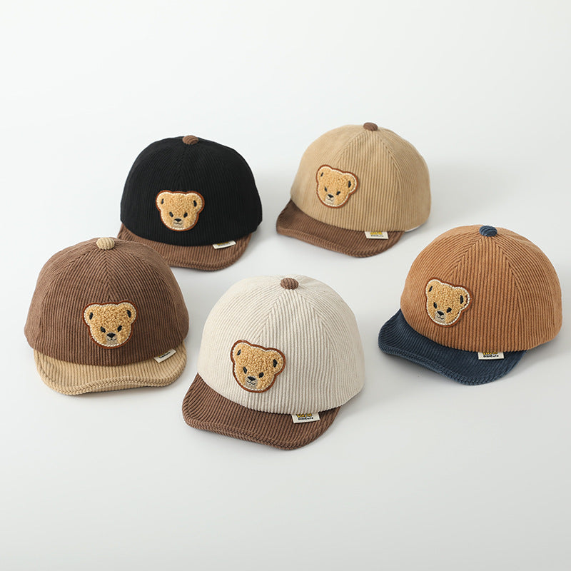 Children's bear cartoon hats