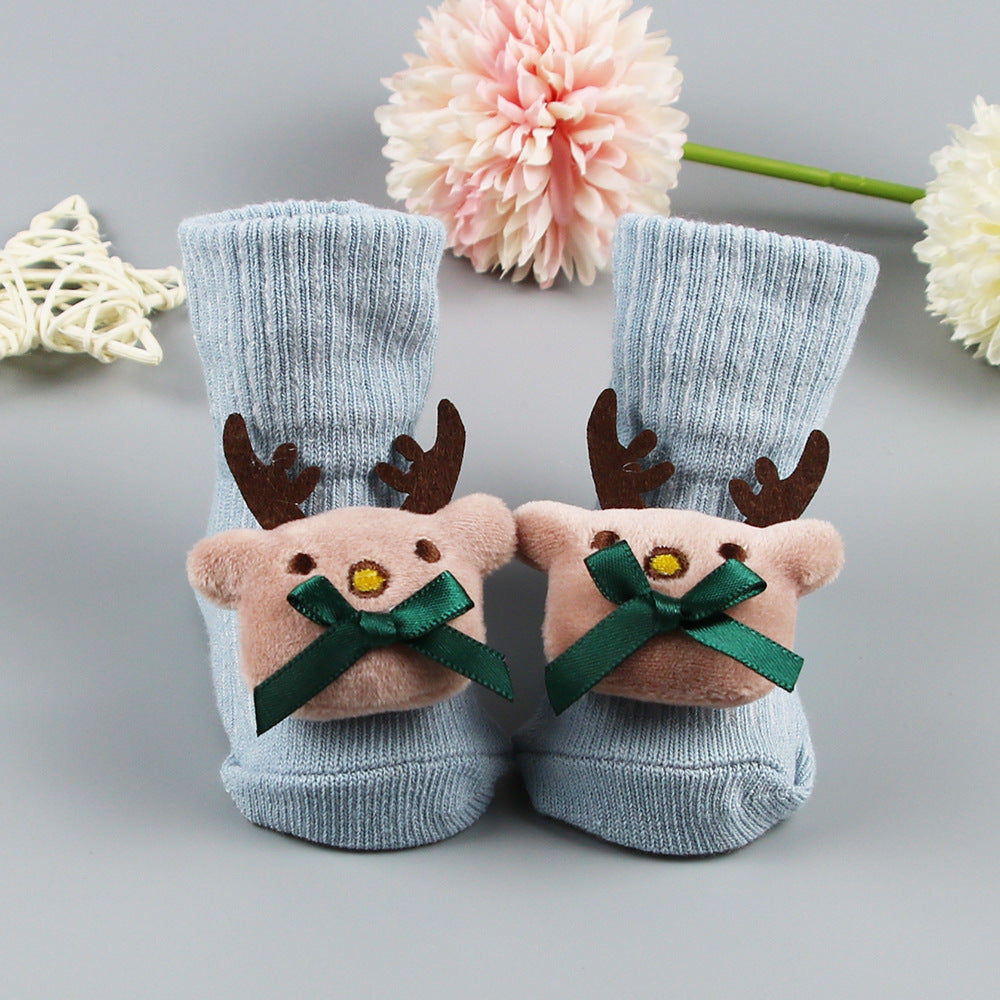 Newborn Baby Socks Cartoon Doll Men And Women