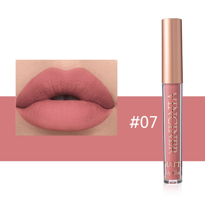 12 Colors Lip Lacquer Matte Liquid Lipstick Waterproof