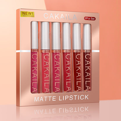 Matte Nonstick Lip Gloss Sets Of 6