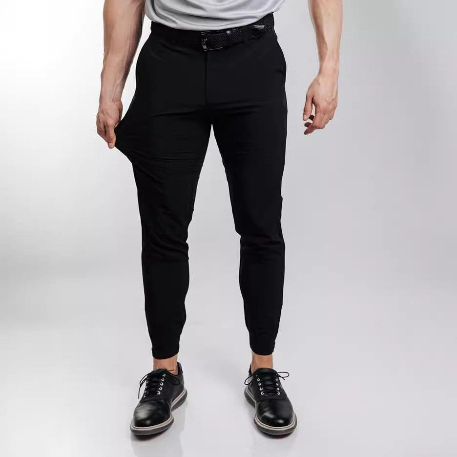 Tight Pocket Zipper Business Casual Daily Slim Fit Trousers