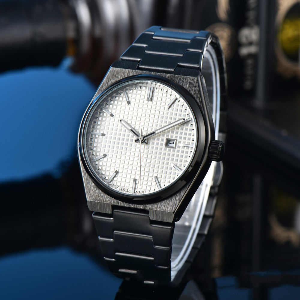 Business Casual Steel Belt Quartz Watches Men