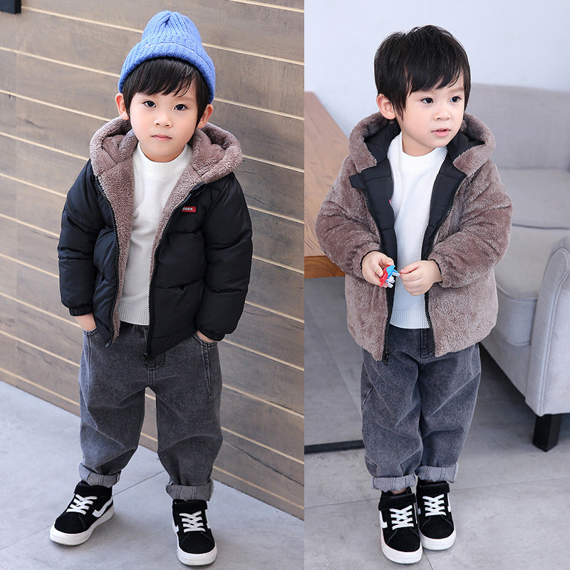 Boy's Cotton-padded Winter Jackets