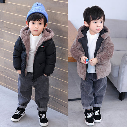 Boy's Cotton-padded Winter Jackets