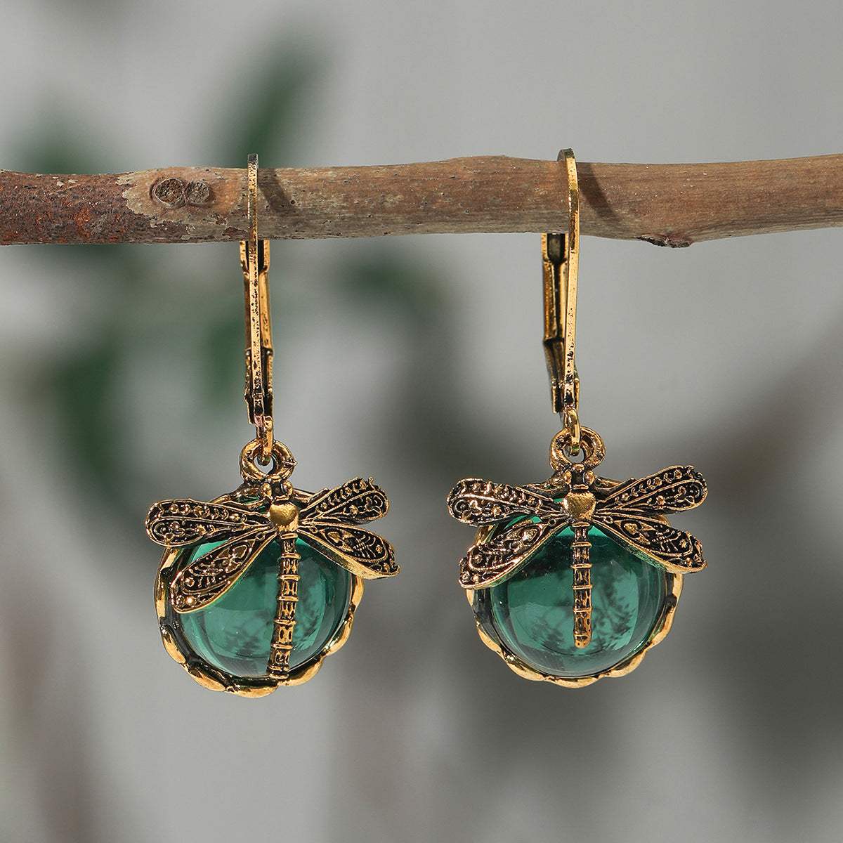 Vintage Dragonfly Earrings