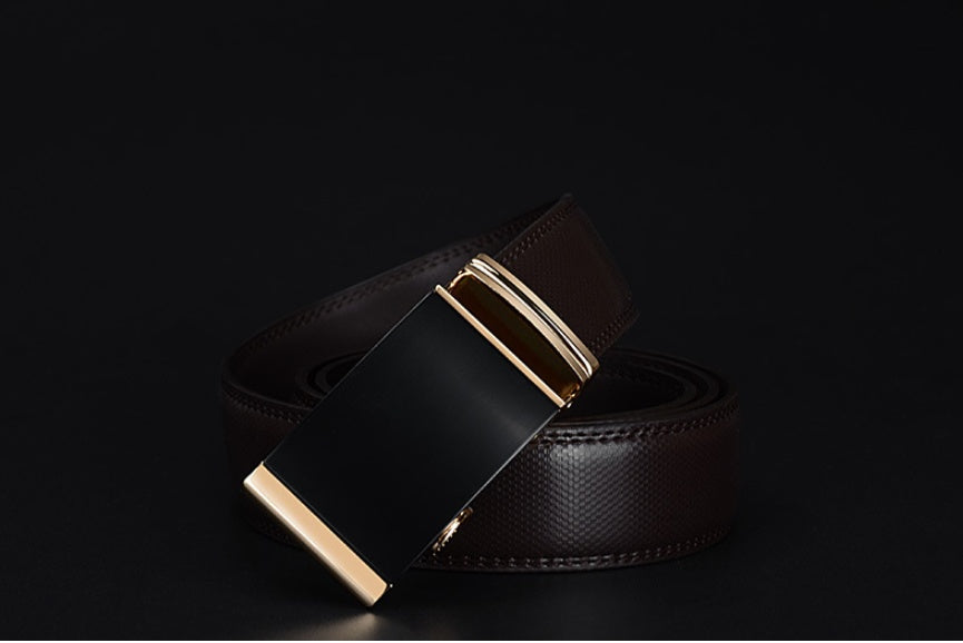 Male pin buckle belts