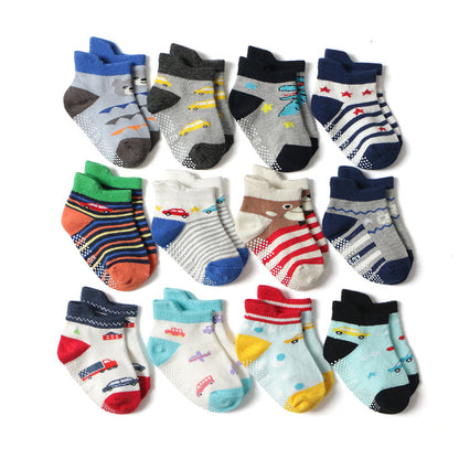 Children's Cotton Non-slip Cartoon Floor Socks