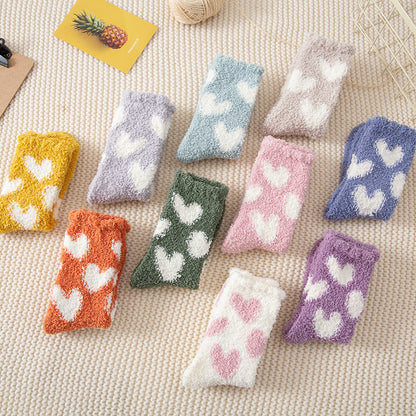 Women's Fashion Love Warm Mid-calf Length Socks