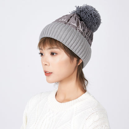 Thick woolen ladies warm hat