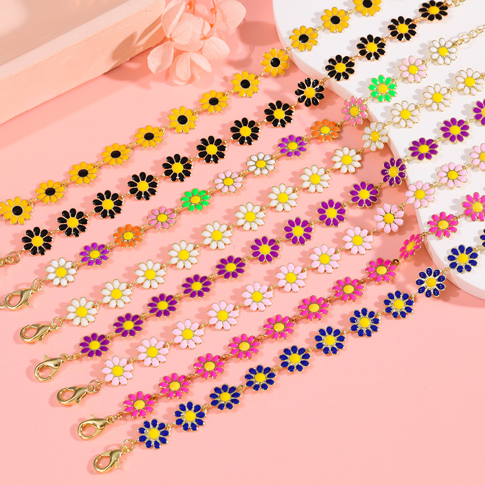 Drip Oil Bracelets Daisy