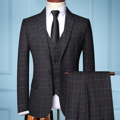 Three-piece suits for men