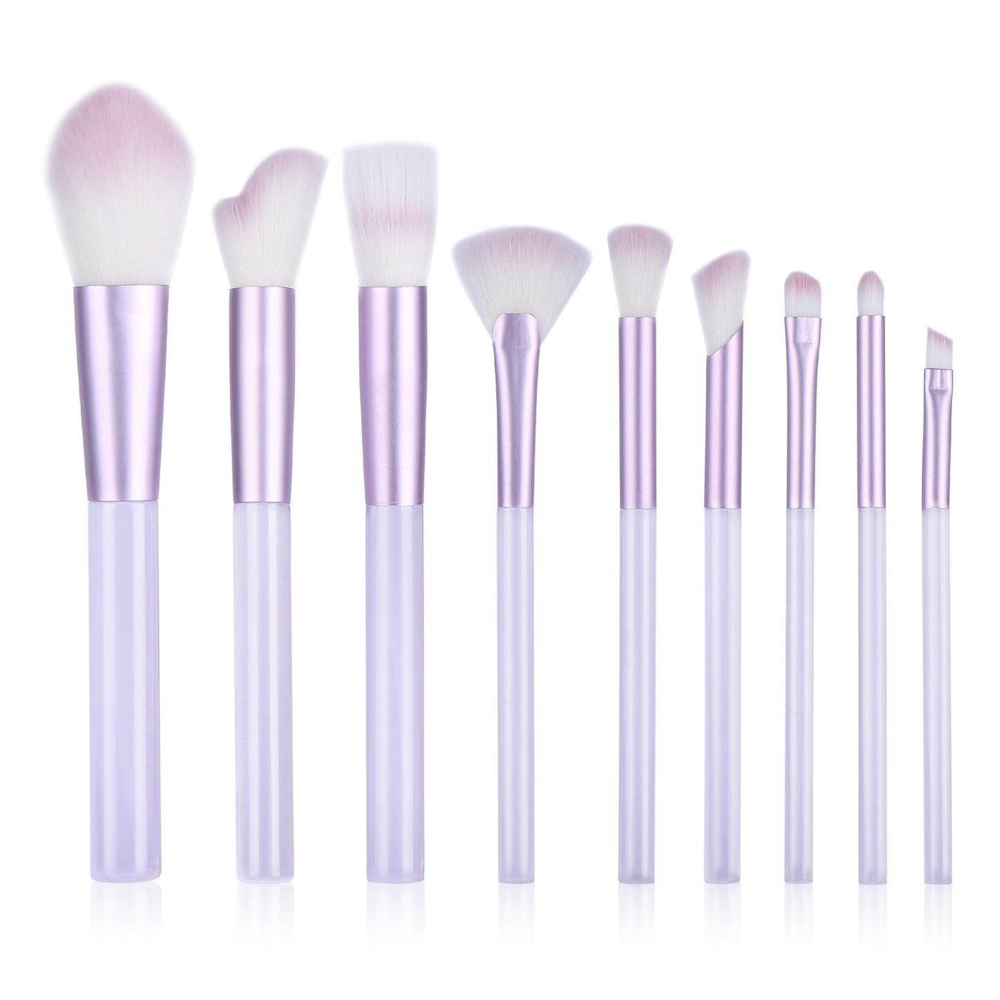 9-piece cosmetic brushes