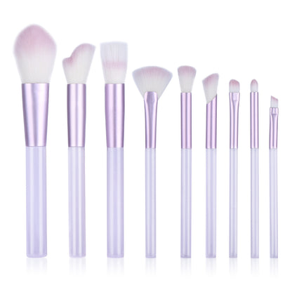 9-piece cosmetic brushes